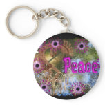 Kokopelli Peace Key Chains