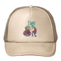 Kokopelli Plays Bass Hats