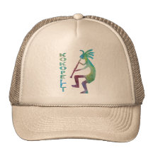 Kokopelli Plays the Clarinet Mesh Hat