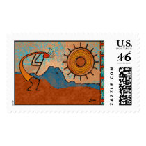 Kokopelli postage