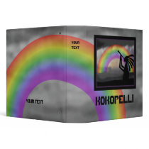 Kokopelli Rainbow Binder by windyone Kokopelli Rainbow Binder