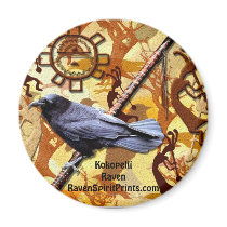 KOKOPELLI RAVEN Collection magnets