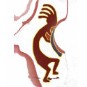 kokopelli Red t-shirts