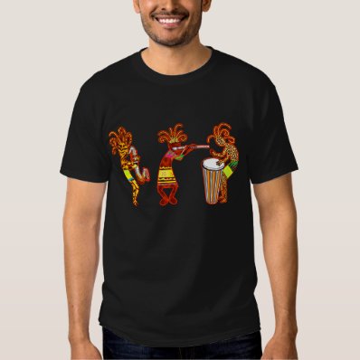 Kokopelli Rock Art: " Koko Reggae Music" T-shirt