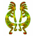 Kokopelli Rock Art: Modern Kokopelli t-shirts