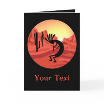 Kokopelli Southwest Sunset cards by windyone Kokopelli Southwest Sunset cards