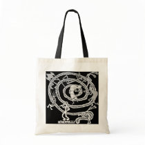 Kokopelli & Spiral - Budget Tote #2 Tote Bags