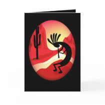 Kokopelli Sunset cards by windyone Kokopelli Sunset cards