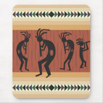 Kokopelli Tribal Design Mousepad