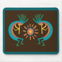 Kokopelli with Sun Southwest mousepads