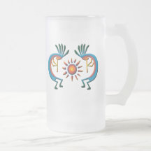 Kokopelli with Sun Southwest Mug