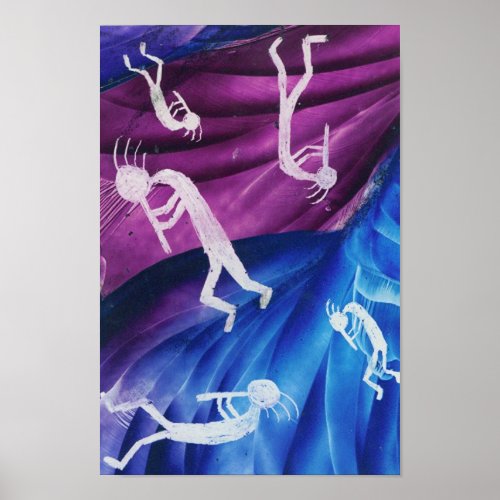 Kokopellis - the native american flute player print