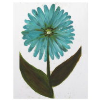 Kolleen's Teal Flower 2 Letterhead Design