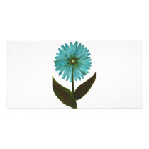 Kolleen's Teal Flower 2 Photo Cards