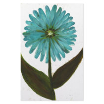 Kolleen's Teal Flower 2 Customized Stationery