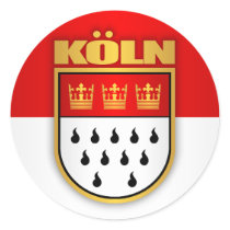 Koln (Cologne) Round Sticker