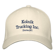 Kolnik Trucking Inc., Darien,WI Embroidered Hat