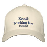 Kolnik Trucking Inc., Darien,WI Embroidered Hat