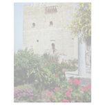 Kolossi Castle, near Limassol, Cyprus  flowers Letterhead