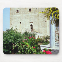 Kolossi Castle, near Limassol, Cyprus  flowers mousepads