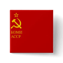 Komi Assr, Russia Pinback Button