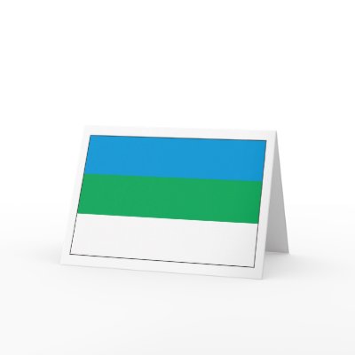 Komi Flag Greeting Card by FlagTshirts