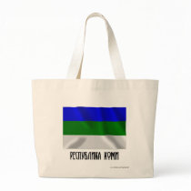 Komi Republic Flag Canvas Bags
