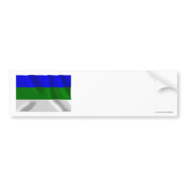 Komi Republic Flag bumper stickers