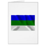 Komi Republic Flag cards