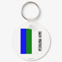 Komi Republic Flag keychains