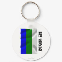 Komi Republic Flag keychains