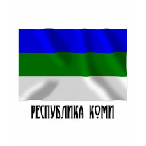 Komi Republic Flag t-shirts