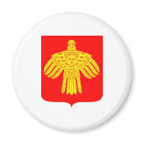 Komi Republic Official Coat Of Arms Heraldry magnets