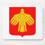 Komi Republic Official Coat Of Arms Heraldry mousepads