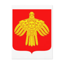 Komi Republic Official Coat Of Arms Heraldry Post Cards