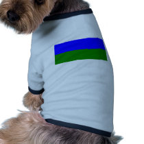 Komi, Russia flag Dog Clothing
