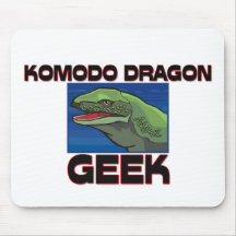 Komodo Dragon Geek Mouse Pads