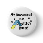 Komondor Agility Dog Pin