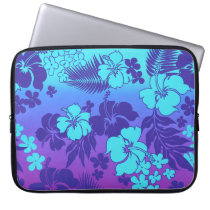 Kona Blend Hawaiian Hibiscus Neoprene Wetsuit Laptop Computer Sleeve