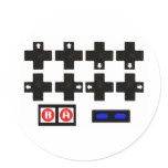 Konami Contra Code Stickers
