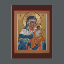 Konevitsa Mother of God Prayer Card postcards