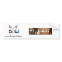 Konflict, logoDOWteam, www.DOWGAMING.com Bumper Stickers
