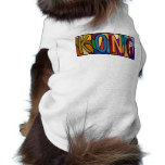 KONG ~ PERSONALIZED LRGLETTER~ PET-WARE FOR DOGS! DOG TEE SHIRT