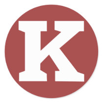 Kongregate "K" Sticker - Small stickers