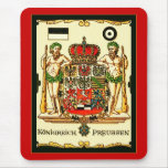 Königreich Preussen ~ Vintage Coat of Arms Print Mousemats