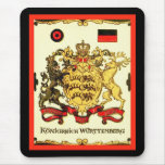 Königreich Württemberg ~ Vintage Coat of Arms Mousemat