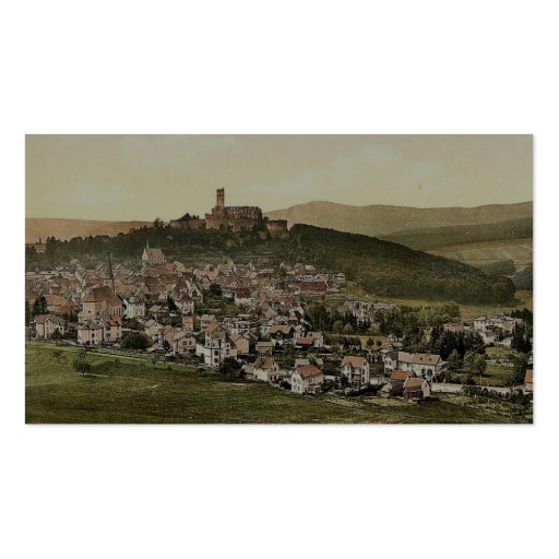 Konigstein in the Taunus, Frankfort on Main (i.e. Business Cards (back side)
