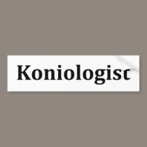koniologist bumper stickers