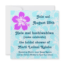 Kono Hibiscus Tropical Invitations
