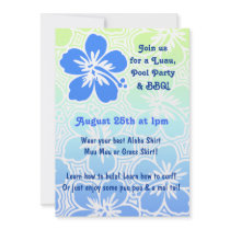 Kono Hibiscus Tropical Invitations